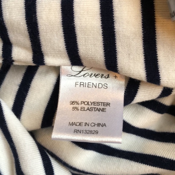 Lovers + Friends Voyage Mini Skirt - Navy Stripe - Picture 6 of 10